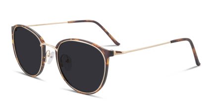Ottoto Bellona Tortoise, Gold glasses - Tortoise / Gold - Angle View