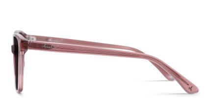 Amelia E. Chardonnay Purple, Clear glasses - Clear / Purple - Side View