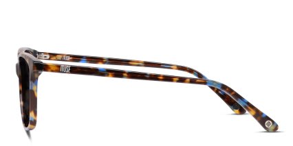 Muse Nancy Tortoise, Blue glasses - Blue / Tortoise - Side View