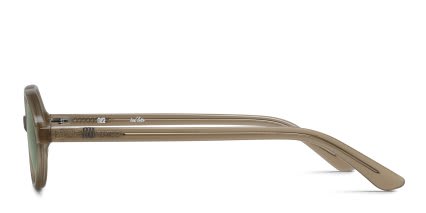 Muse Sweet Cream Beige glasses - Beige - Side View