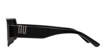 Muse Ridley Shiny Black glasses - Shiny Black - Side View