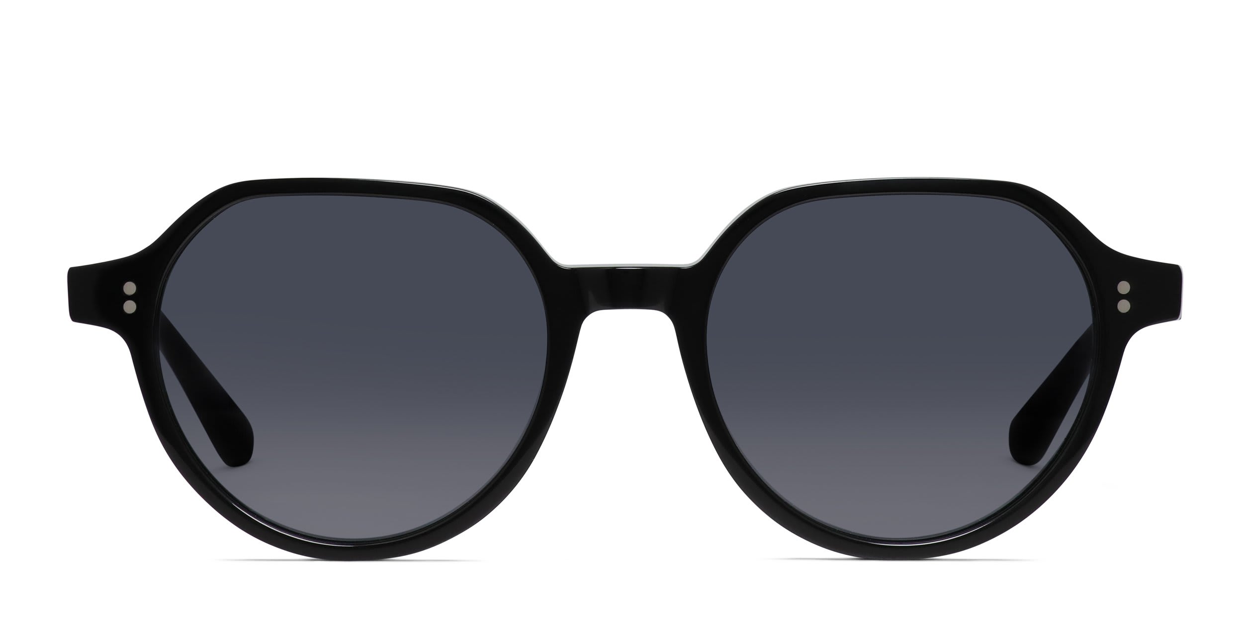 Ottoto Curaçao Shiny Black glasses - Shiny Black - Frontal View
