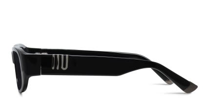 Muse Cove Shiny Black glasses - Shiny Black - Side View