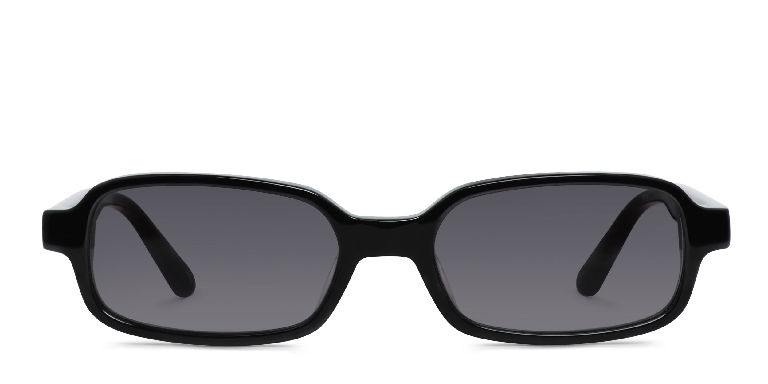 Amelia E. Vega Shiny Black glasses - Shiny Black - Frontal View
