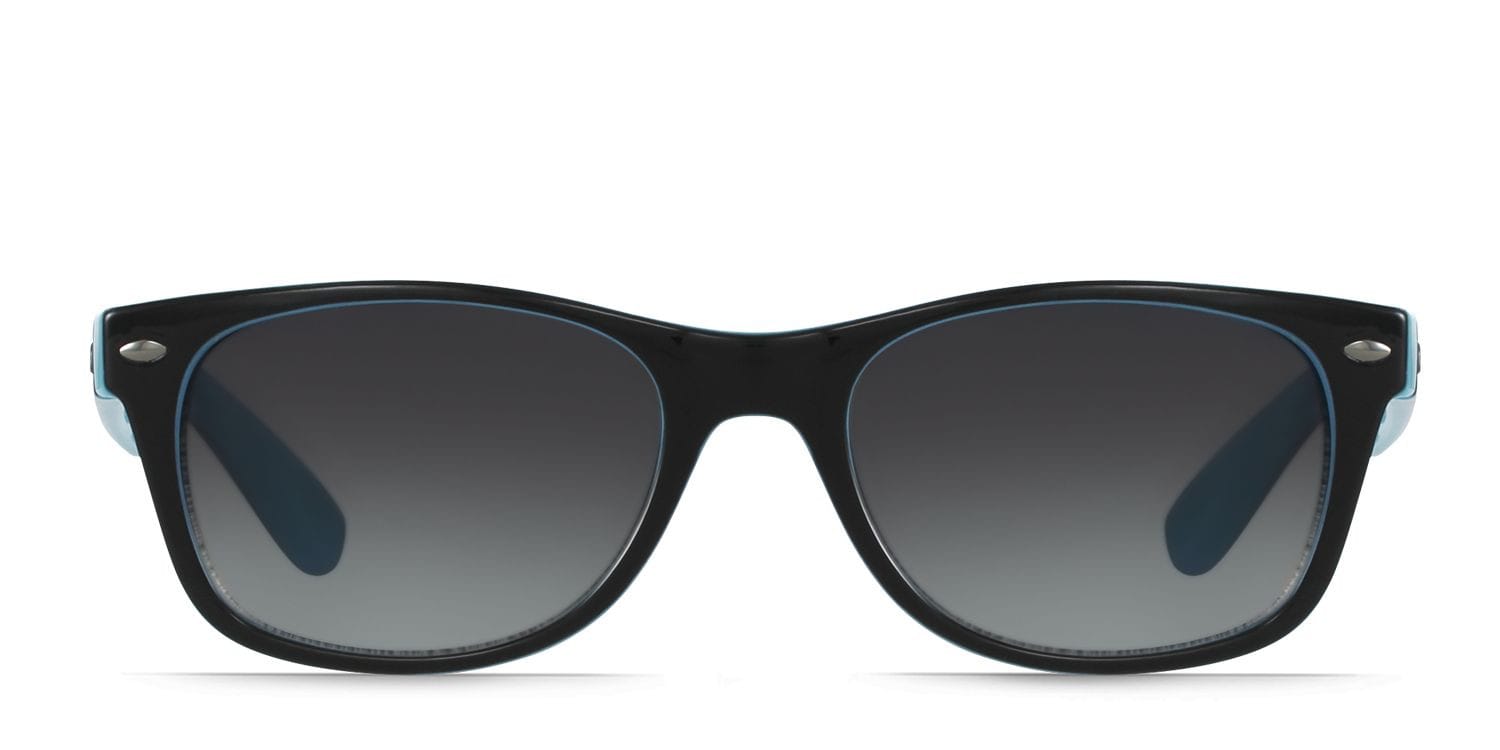GM 121 Black w/Blue Square, Wayframe Full Frame sunglasses - front