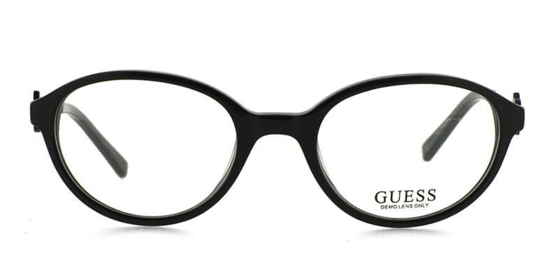 Guess 2258 Black NA Oval Full Frame eyeglasses - front