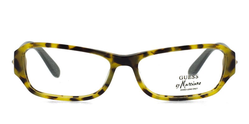 Guess By Marciano GM108 Leopard w/Black NA Rectangle, Oval Full Frame sunglasses - front