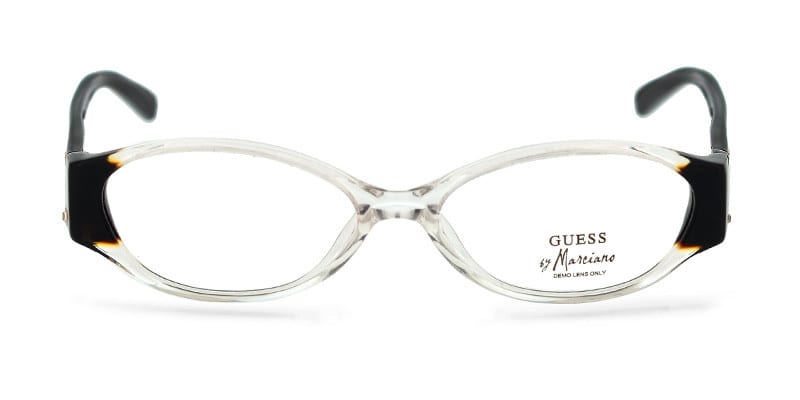 Guess By Marciano GM130 Clear w/Tortoise NA Oval, Cat Eye Full Frame sunglasses - front
