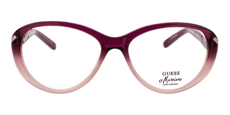 Guess By Marciano GM100 Red w/Pink NA Oval, Round Full Frame sunglasses - front
