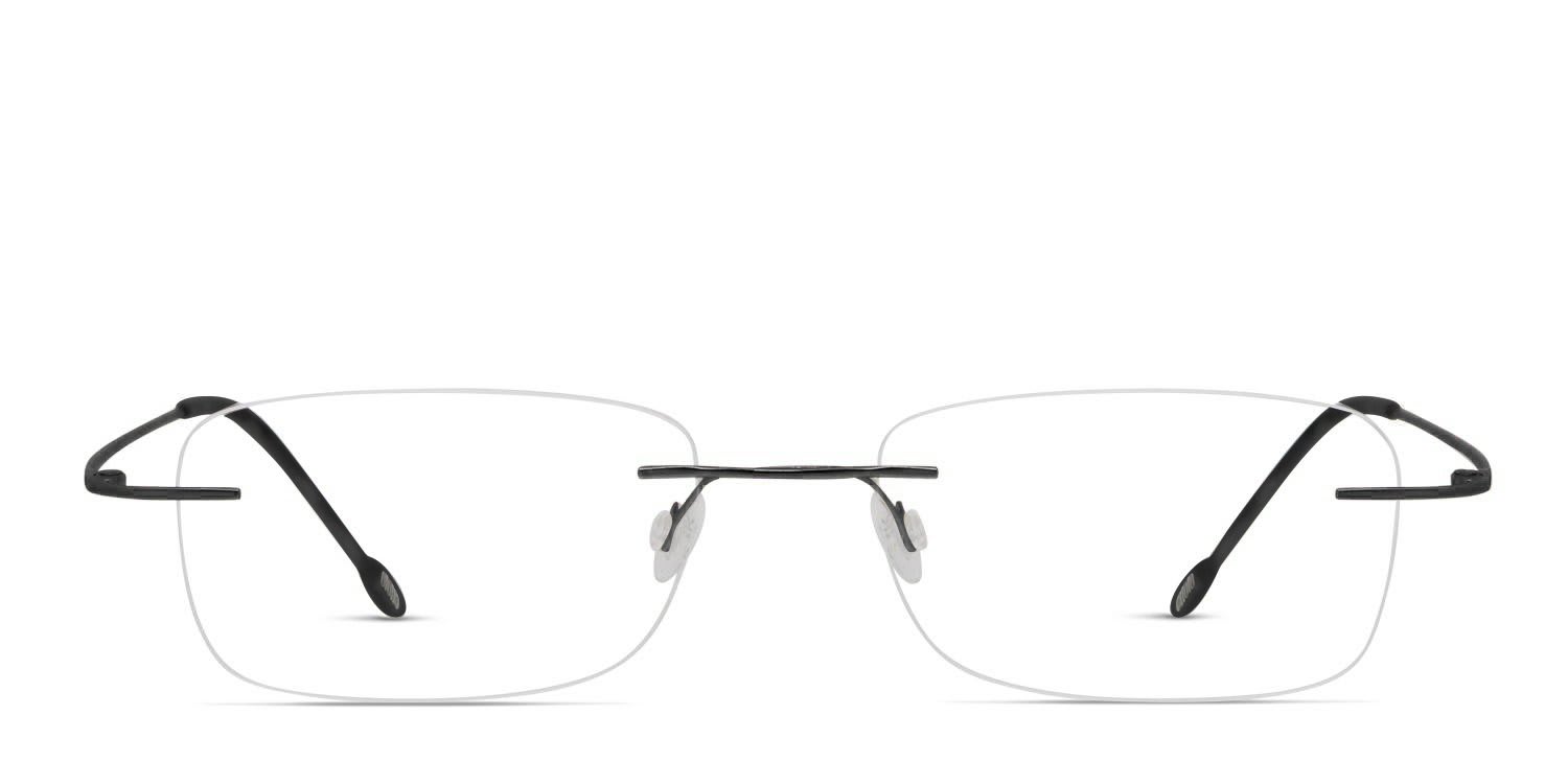 Ottoto Rome Shiny Black glasses - Shiny Black - Frontal View