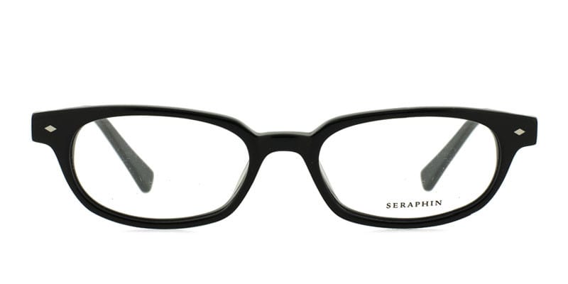 Seraphin James Black w/Silver NA Oval Full Frame sunglasses - front