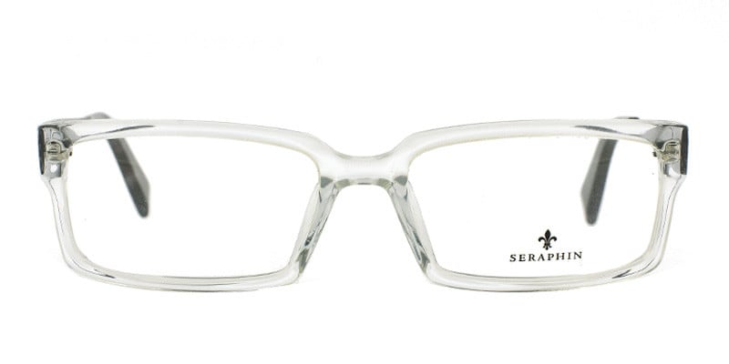 Seraphin Toledo Clear w/Black NA Rectangle Full Frame sunglasses - front