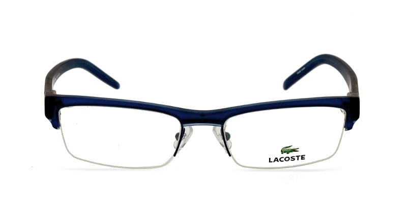 Lacoste L2618 Blue NA Rectangle, Wayframe Half Frame sunglasses - front