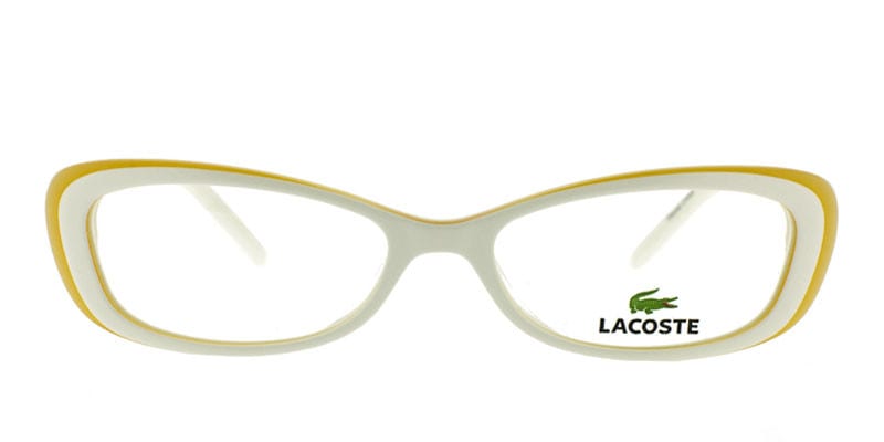 Lacoste L2611 White NA Cat Eye Full Frame sunglasses - front