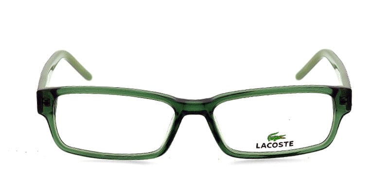 Lacoste L2610 Clear Green NA Rectangle Full Frame sunglasses - front