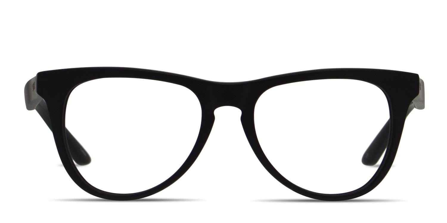 Smith Lynden Black Wayframe, Round Full Frame eyeglasses - front