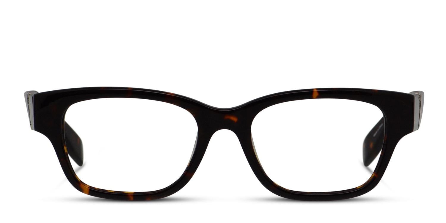 Guess GU2576 Tortoise Rectangle, Geometric Full Frame eyeglasses - front
