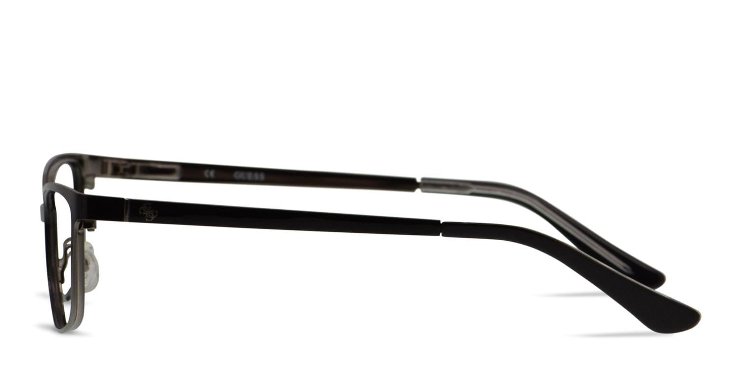 Guess GU2516 Shiny Black/Gunmetal Prescription Eyeglasses