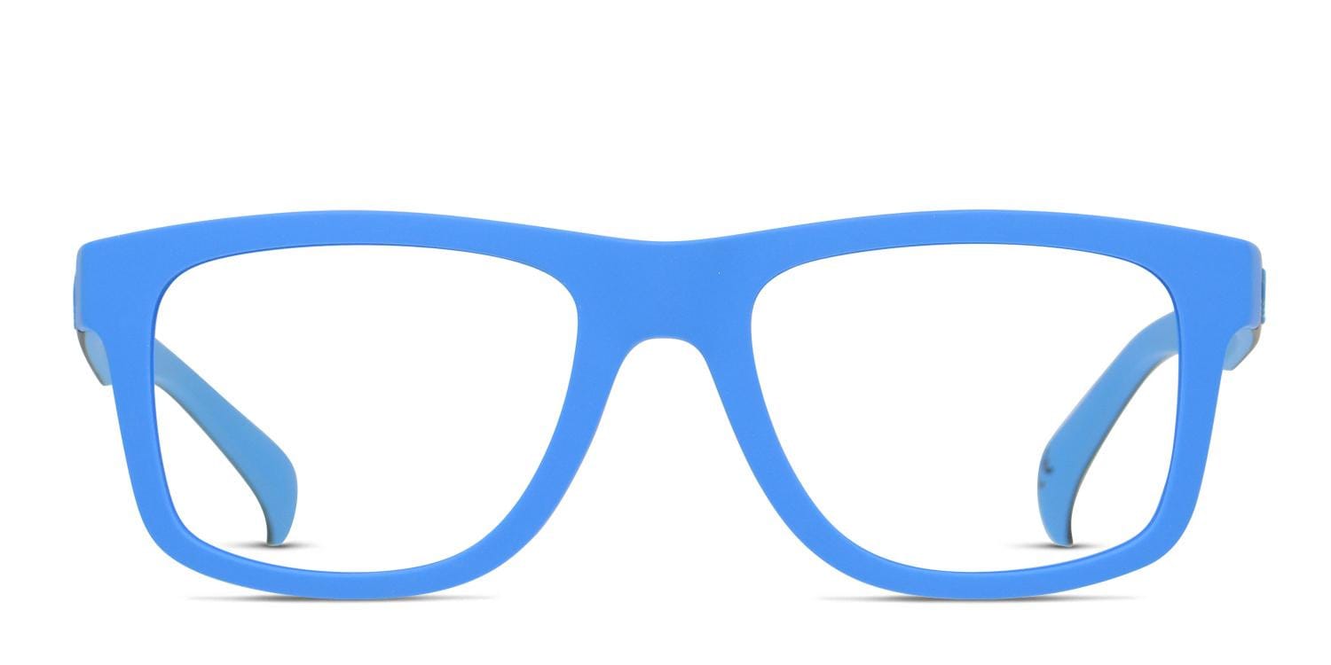 Adidas AOR000O Blue/Black Square Full Frame, Lightweight eyeglasses - front