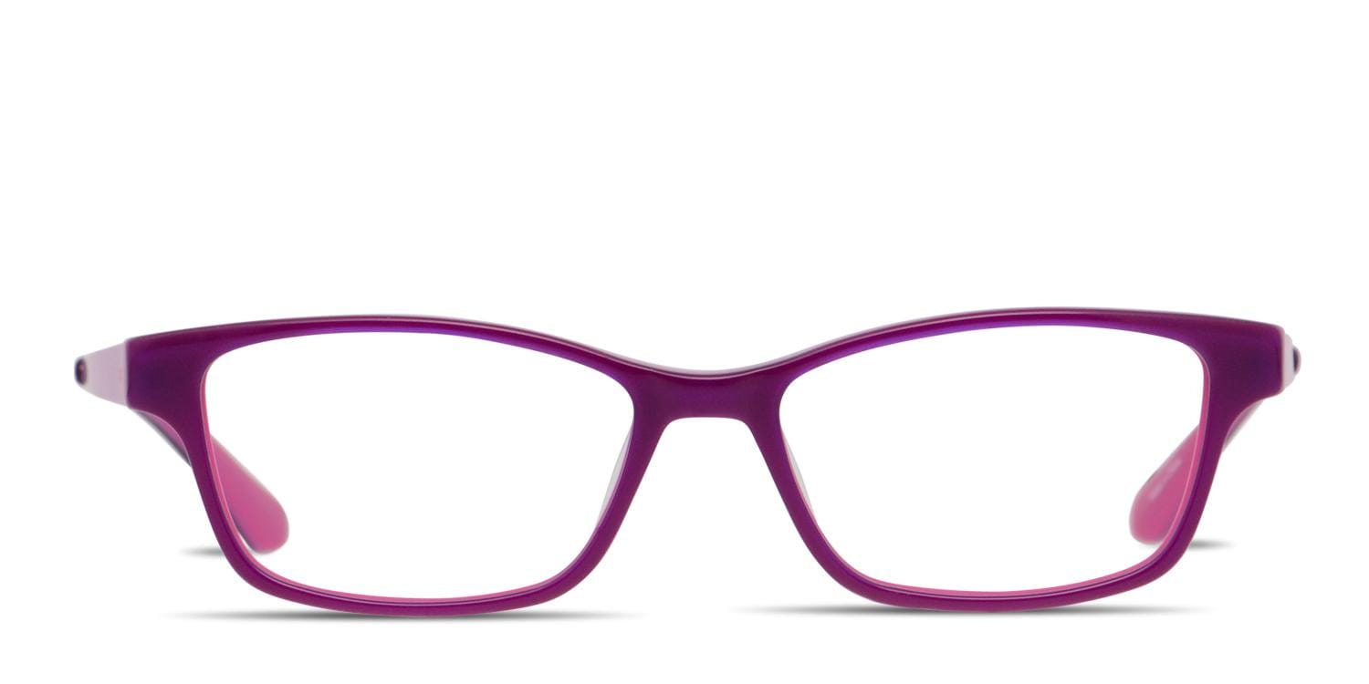Guess GU2538 Purple Rectangle Full Frame eyeglasses - front