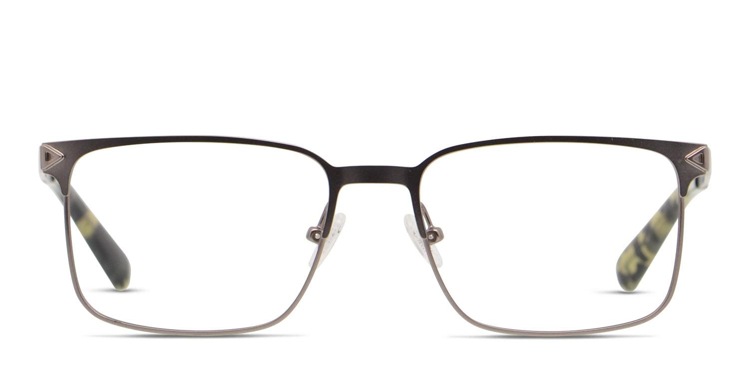 Guess GU1965 Gunmetal Rectangle, Browline Full Frame eyeglasses - front