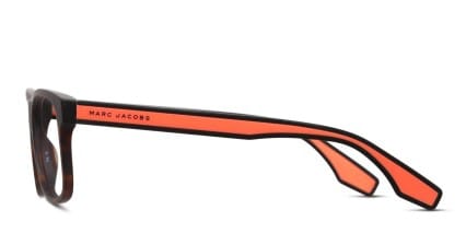 Marc Jacobs Marc 291 Brown/Tortoise/Orange Eyeglasses | Includes Free ...