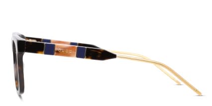 Gucci GG0604O Brown, Tortoise glasses - Brown / Tortoise - Side View