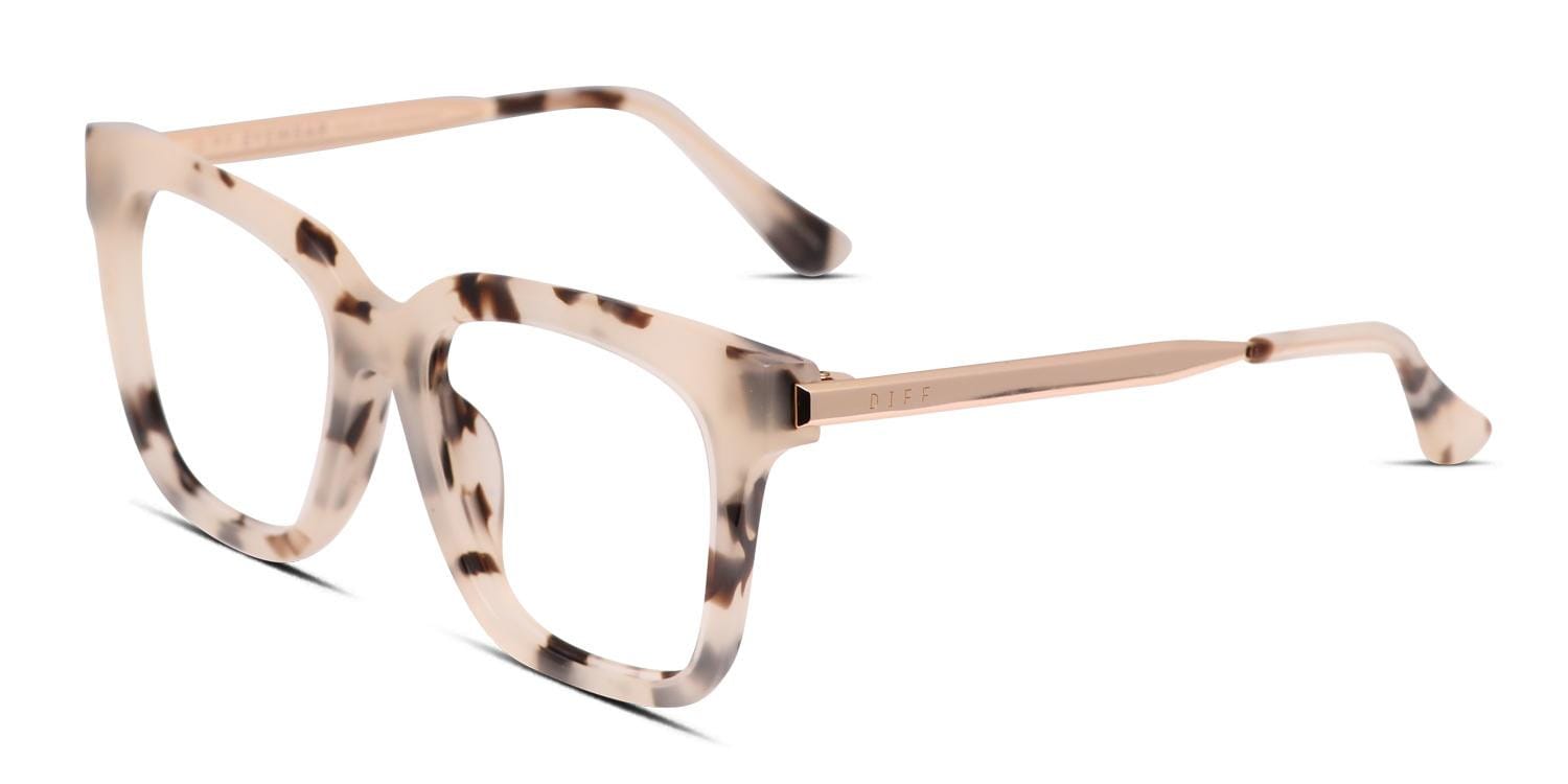 Diff Bella XS Beige/Tortoise Prescription Eyeglasses