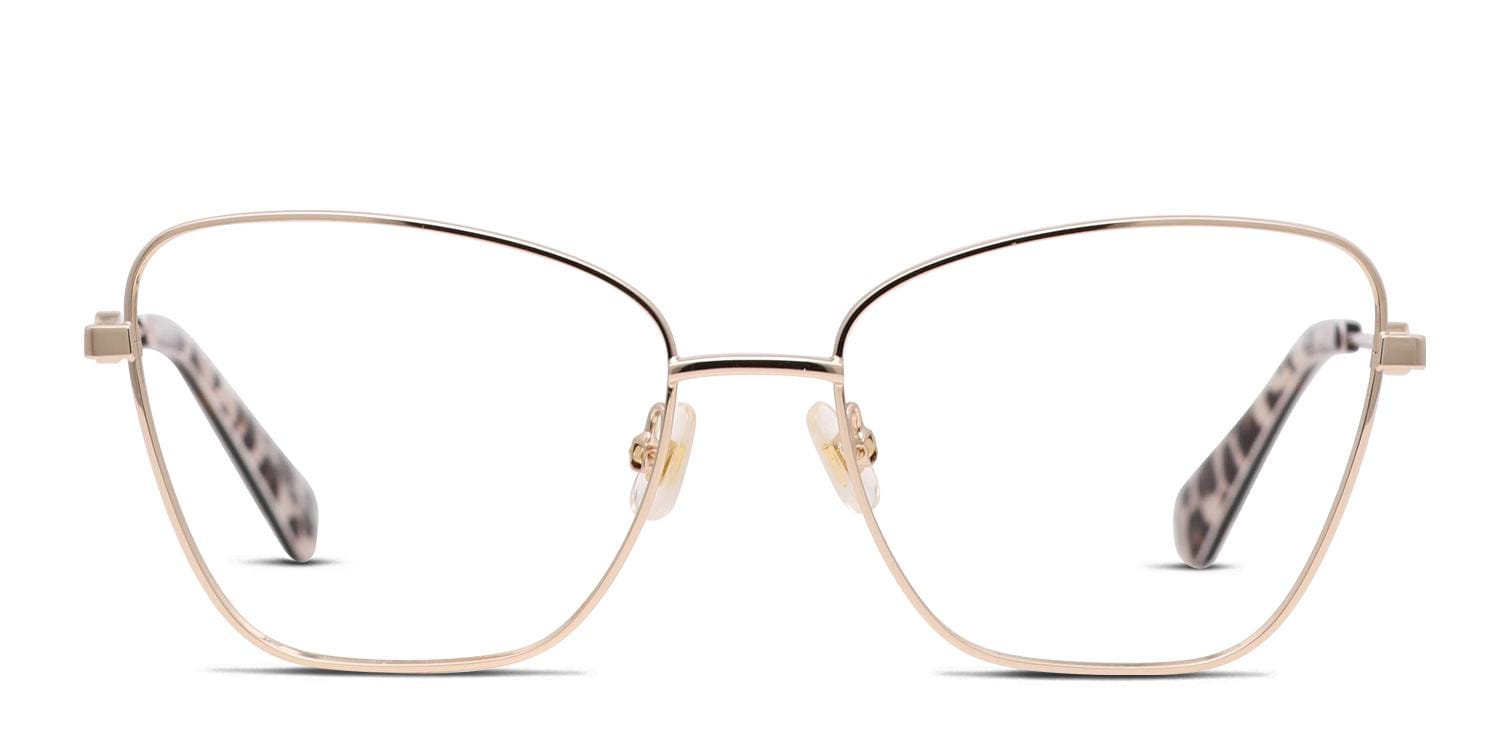 Kate Spade Journee Gold Cat Eye Full Frame eyeglasses - front
