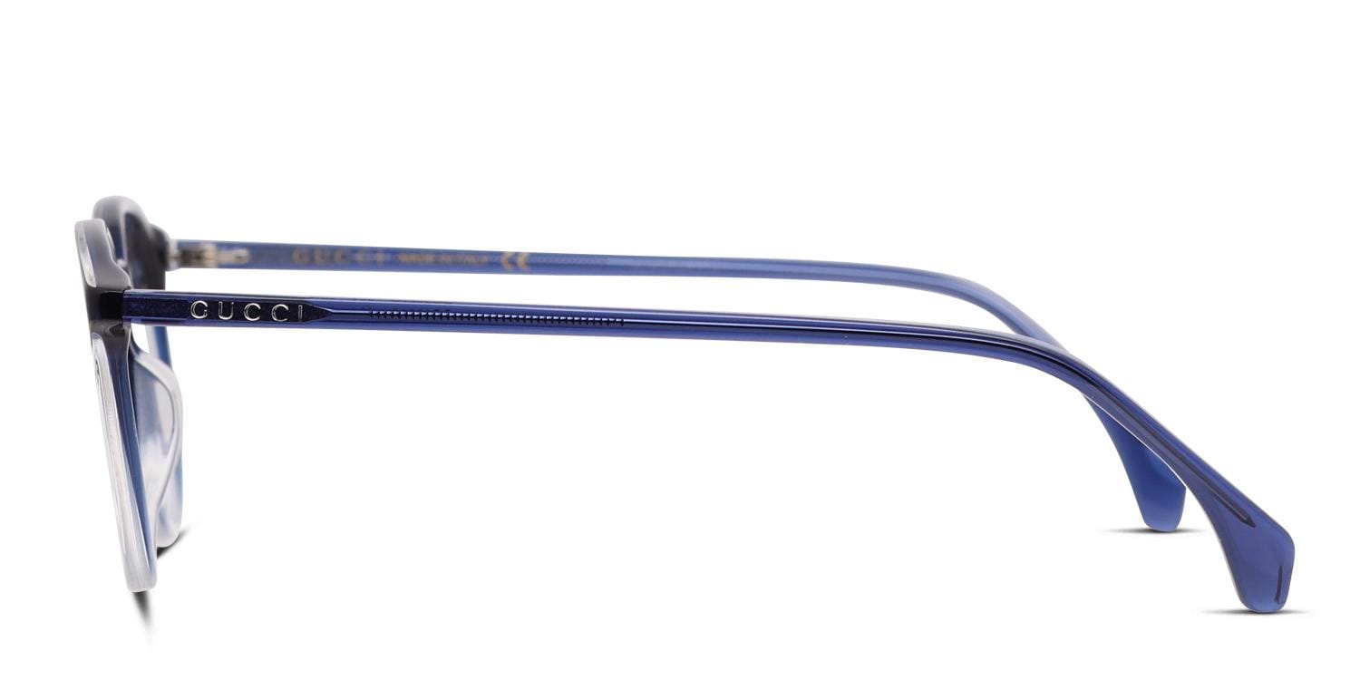 Gucci GG0551O Blue/Clear Prescription Eyeglasses