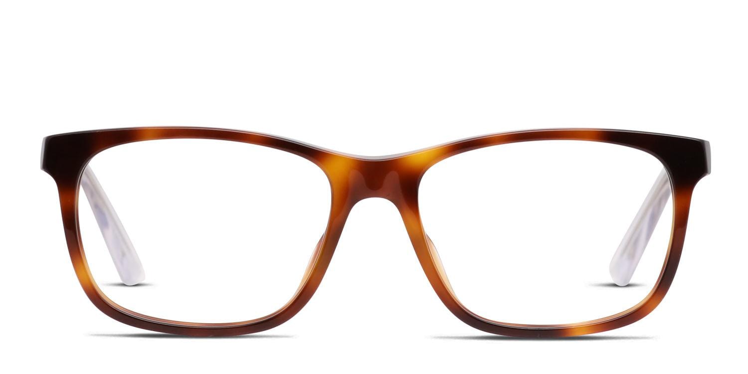 Gucci GG0490O Tortoise Rectangle Full Frame eyeglasses - front