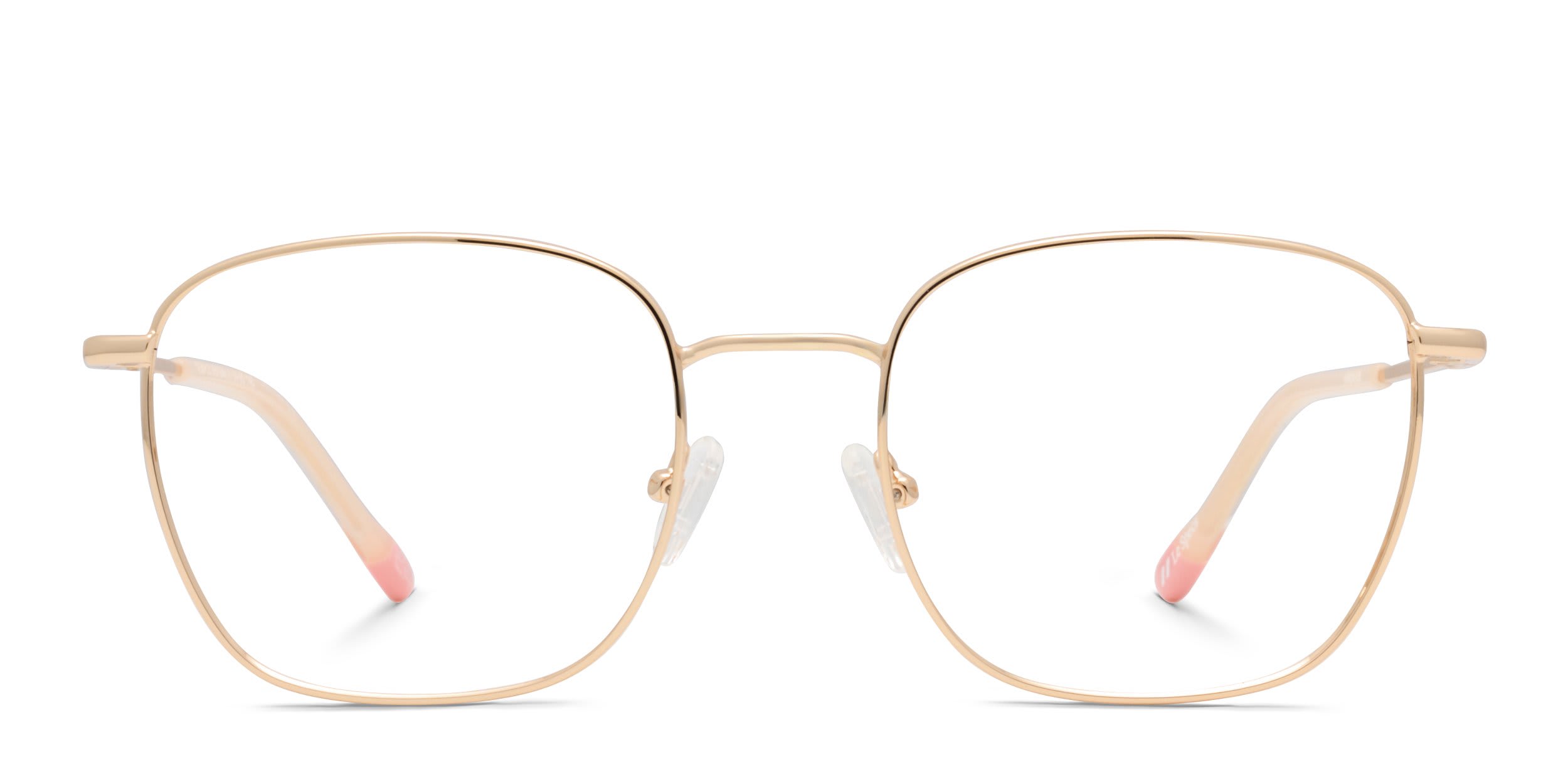Le Specs Tempus Gold glasses - Gold - Frontal View