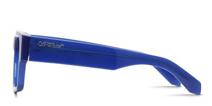Off-White Style 40 Blue glasses - Blue - Side View