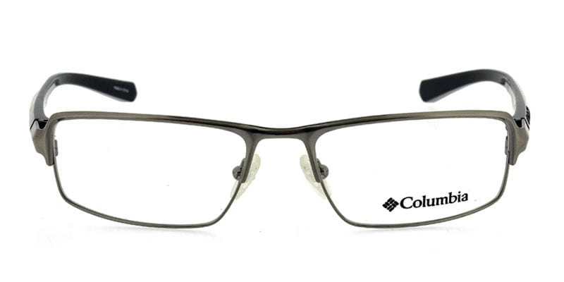 Columbia Modoc Silver w/Black NA Rectangle, Wayframe Full Frame sunglasses - front