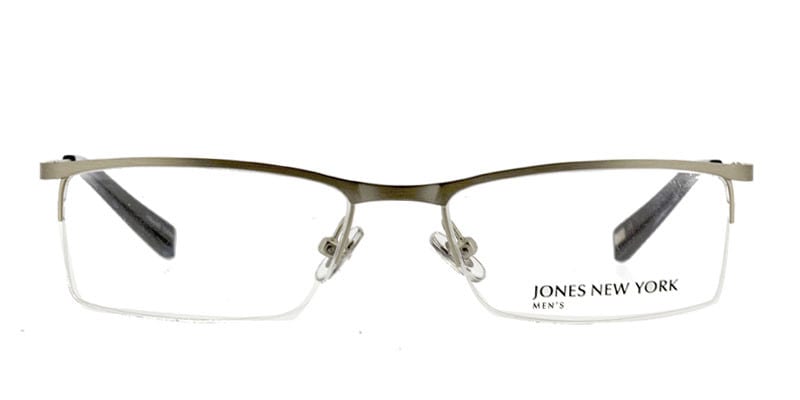 Jones New York J336 Silver NA Rectangle Half Frame sunglasses - front