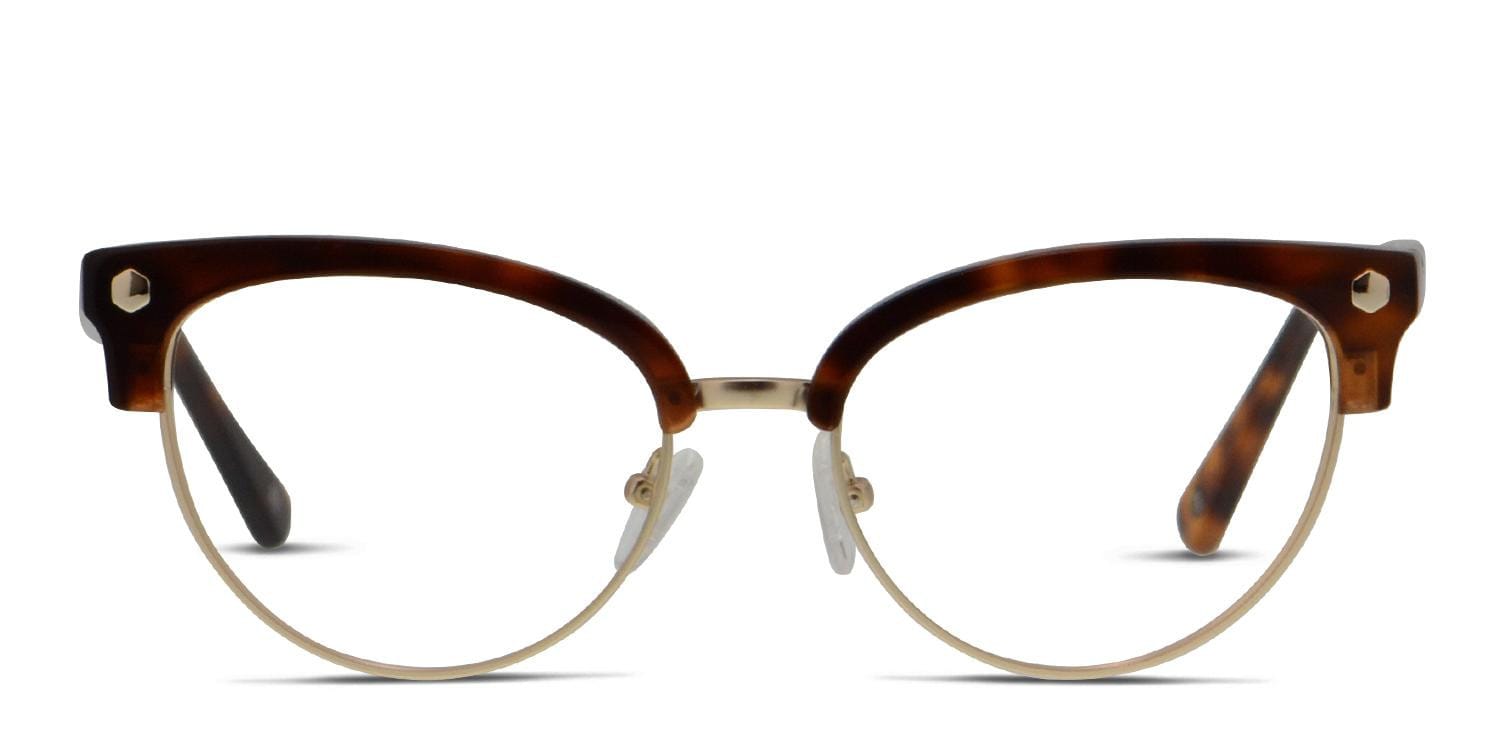 Horn rimmed glasses