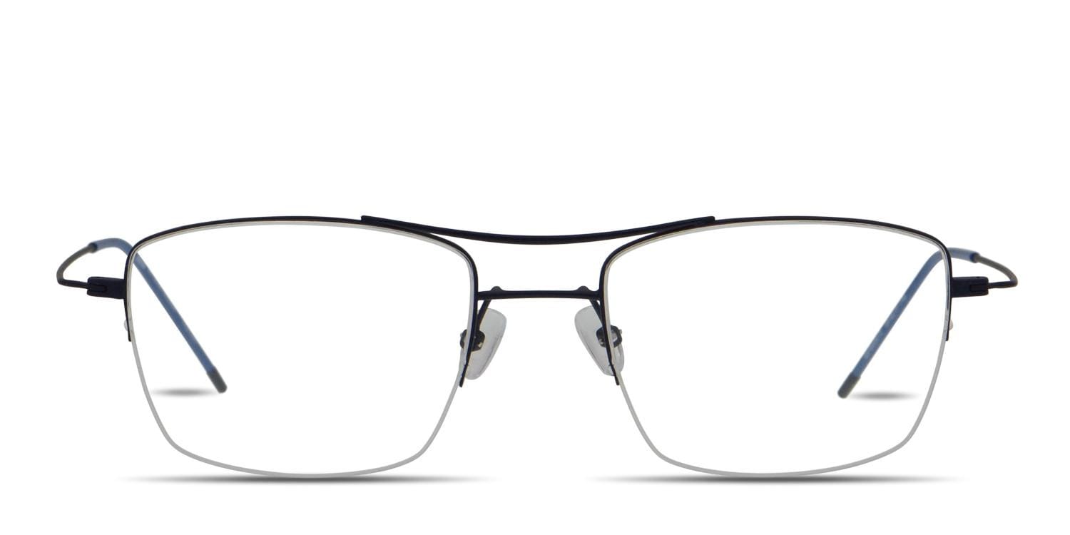 Ottoto Dolomites Blue Square, Aviator Half Frame, Lightweight eyeglasses - front