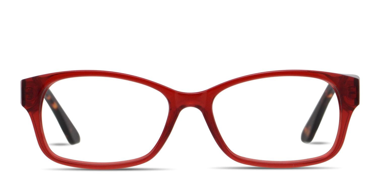 Amelia E. Alderney Red/Tortoise Rectangle, Cat Eye Full Frame eyeglasses - front