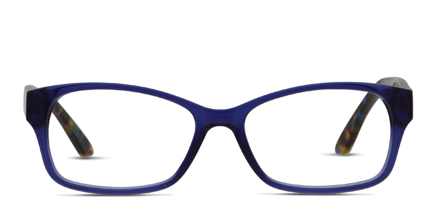 Amelia E. Alderney Blue/Tortoise Rectangle, Cat Eye Full Frame eyeglasses - front