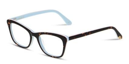 Amelia E. Silvia Tortoise, Blue glasses - Tortoise / Blue - Angle View