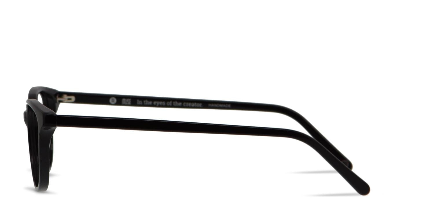 Muse Corinne Shiny Black Prescription Eyeglasses