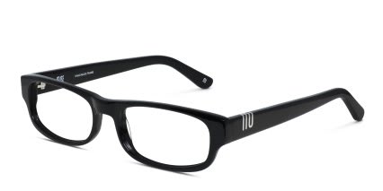 Muse Adler Shiny Black glasses - Shiny Black - Angle View