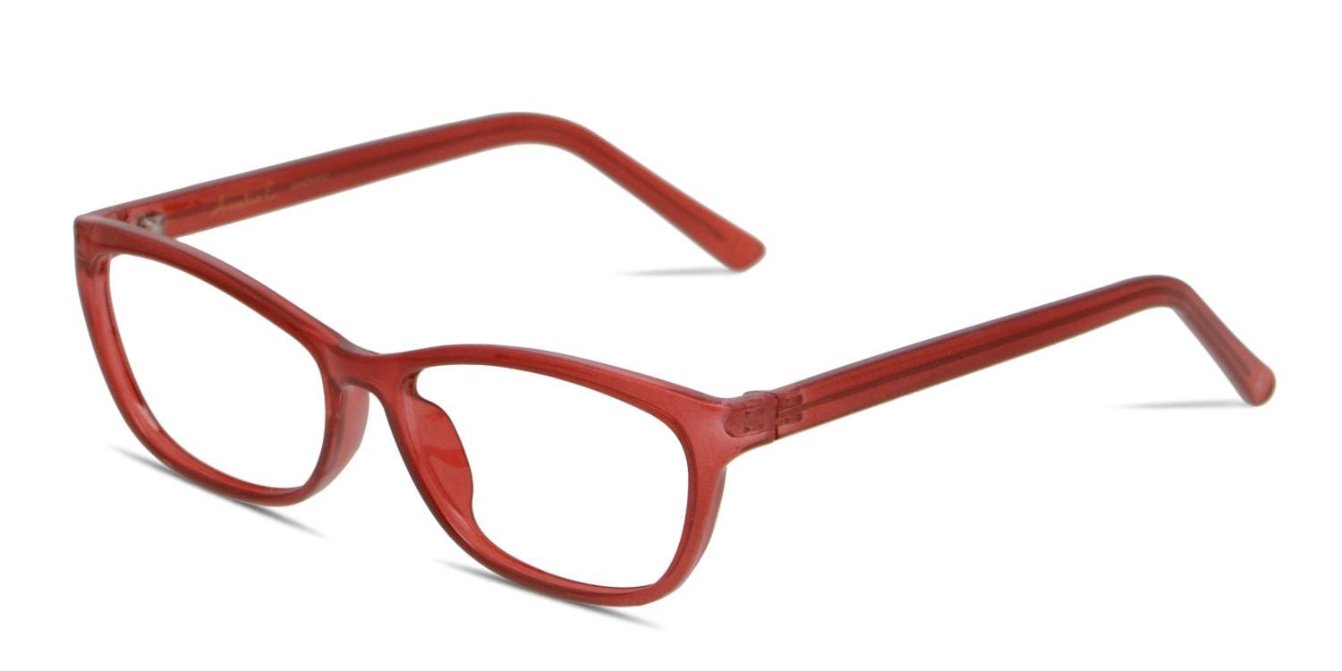 Amelia E. Arielle Clear Red Prescription Eyeglasses