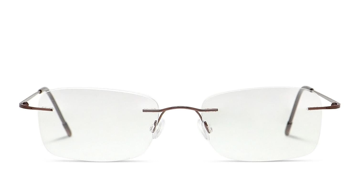 Thom Brown Rectangle Rimless eyeglasses - front