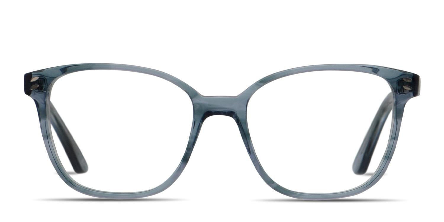 Amelia E. Chardonnay Clear Blue glasses - Blue / Clear - Frontal View
