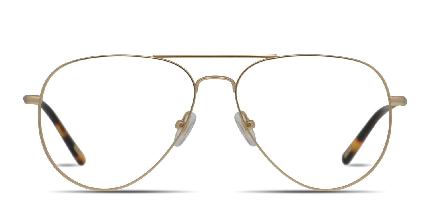 Ottoto Tear Drop Gold/Tortoise glasses - Gold / Tortoise - Frontal View