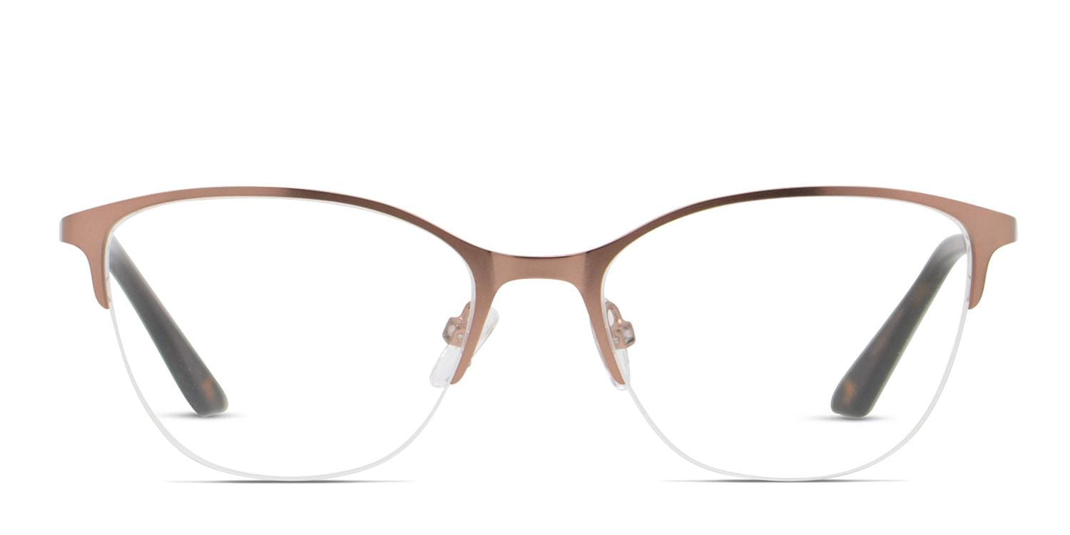 Amelia E. Amaya Gold Cat Eye Half Frame eyeglasses - front