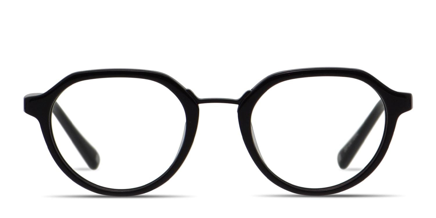 Muse Ritter Shiny Black glasses - Shiny Black - Frontal View