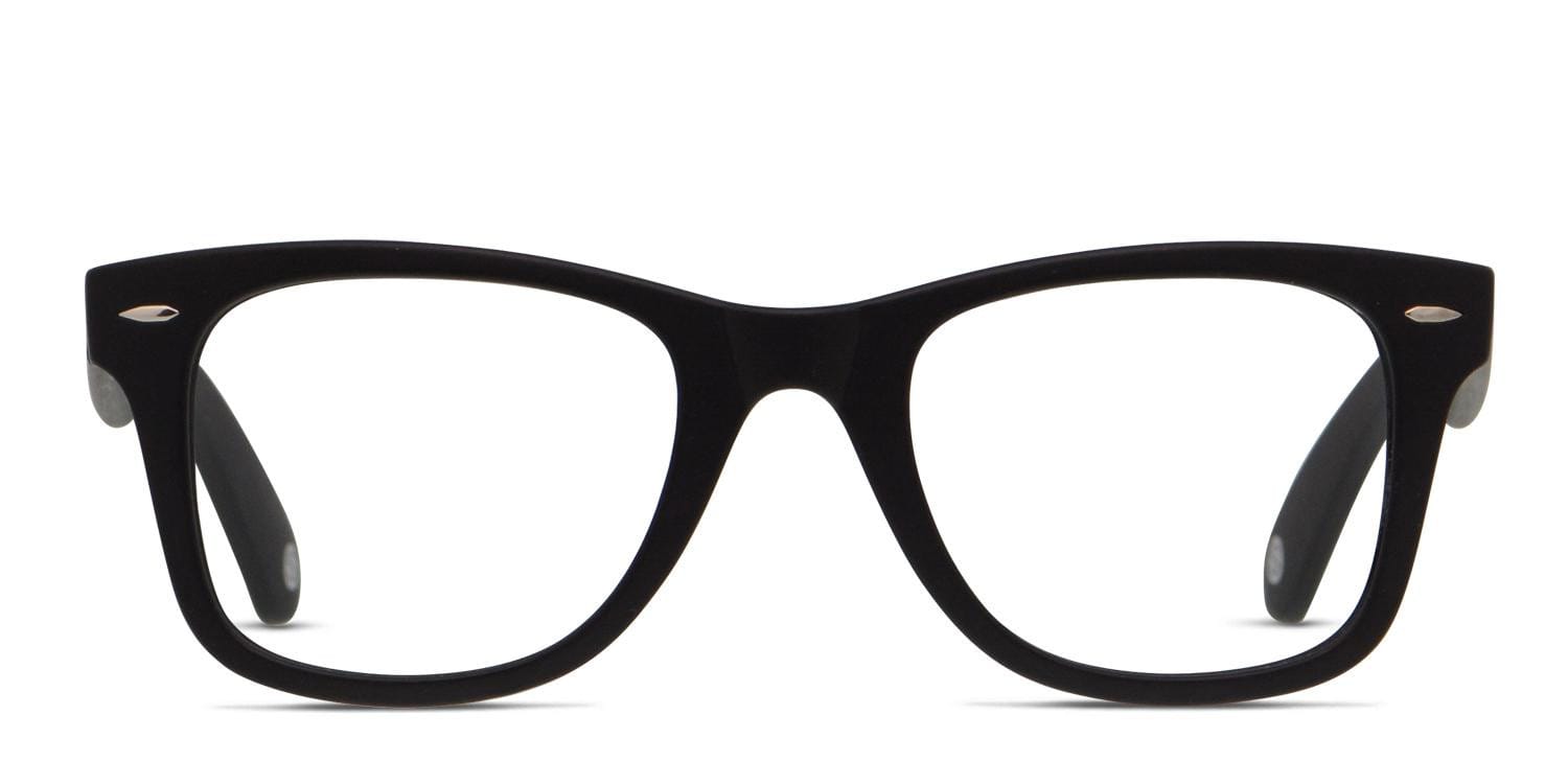 SeaClean Black Square, Wayframe Full Frame eyeglasses - front