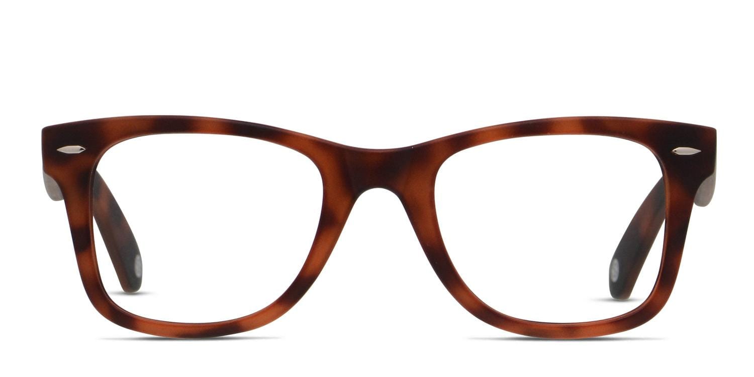 SeaClean Brown/Tortoise Square, Wayframe Full Frame eyeglasses - front